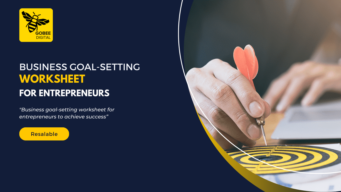 Business Goal-Setting Worksheet for Entrepreneurs