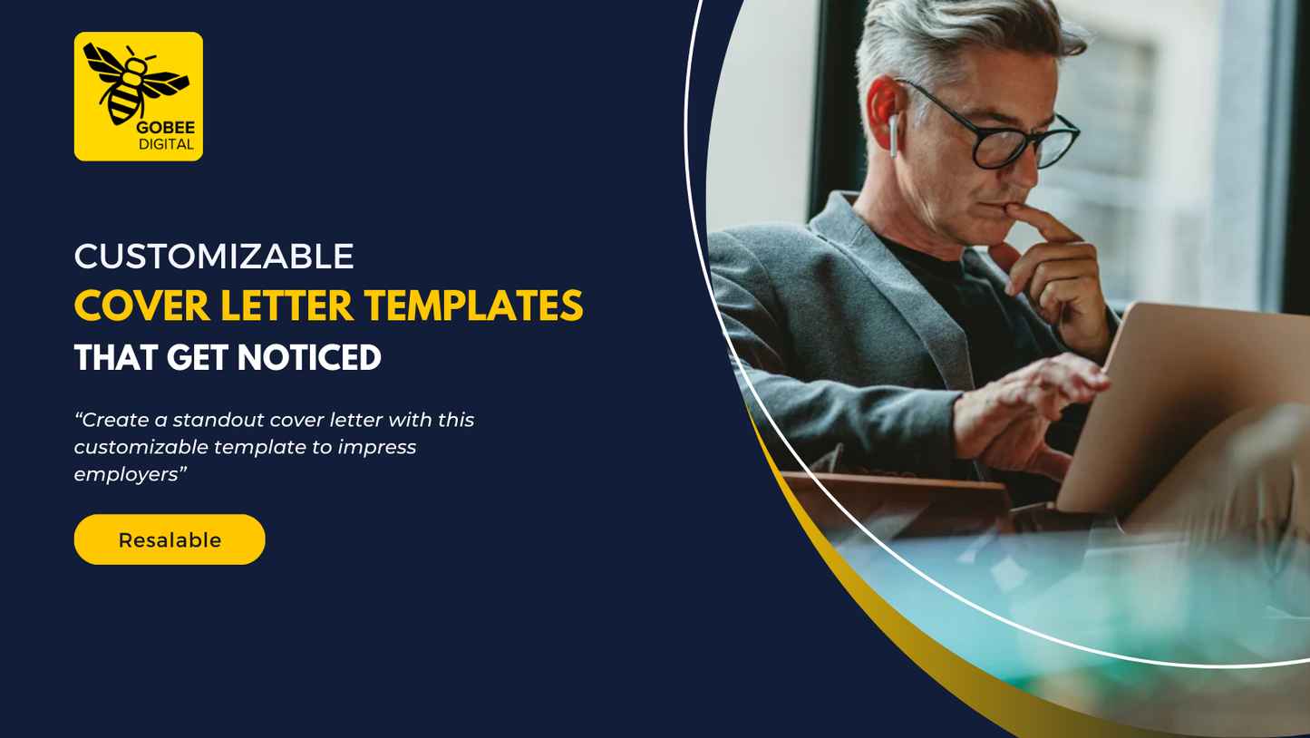 Customisable Cover Letter Templates That Get Noticed