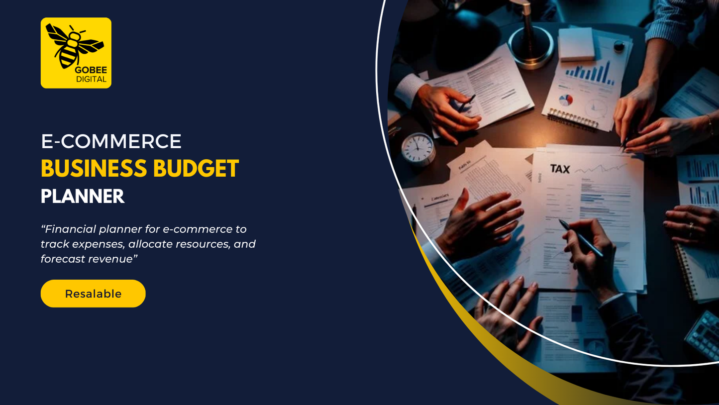 E-Commerce Business Budget Planner