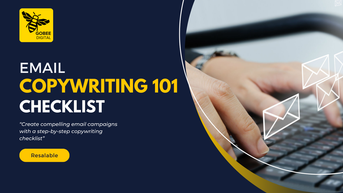 Email Copywriting 101 - Checklist