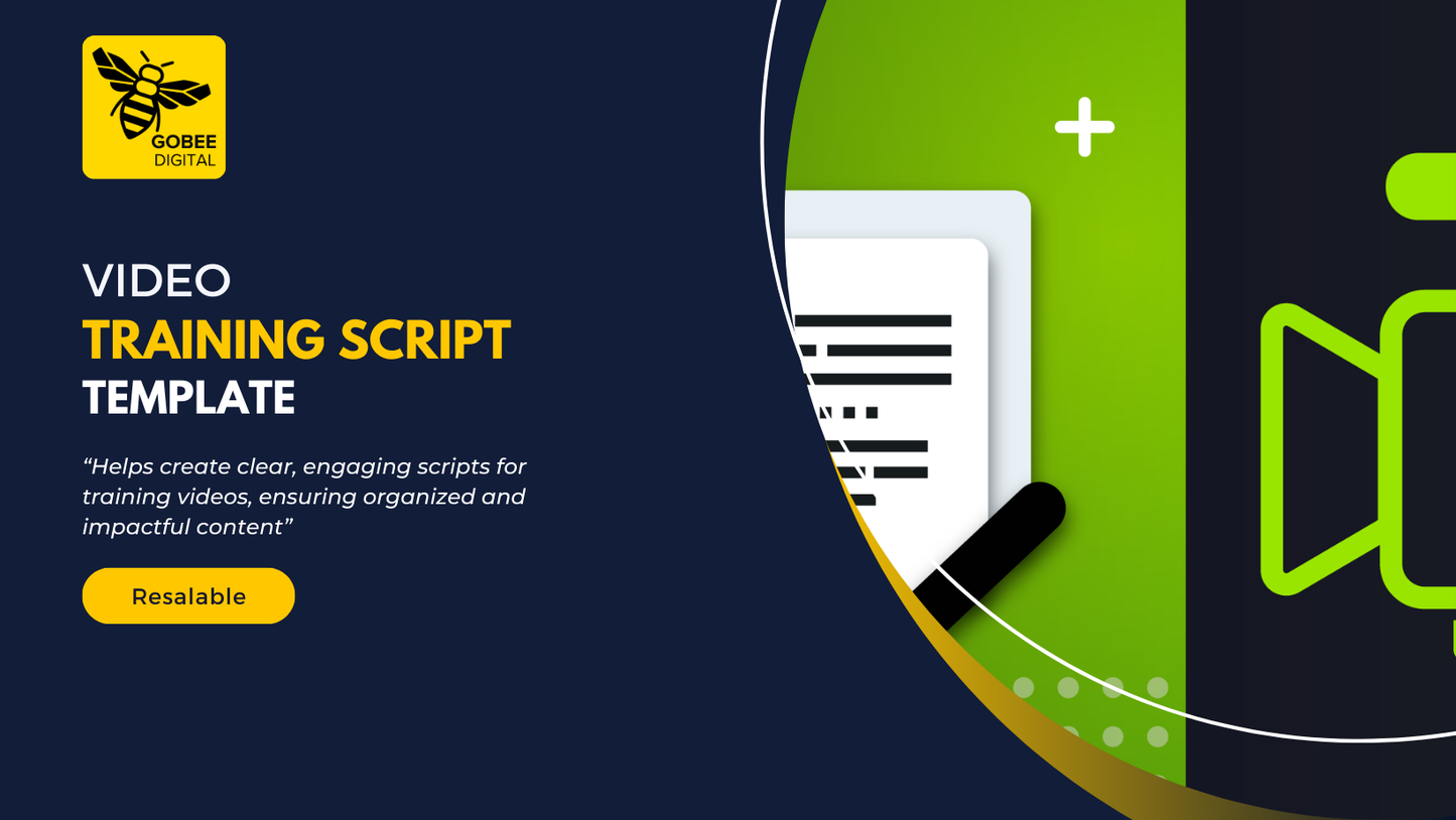 Video Training Script Template
