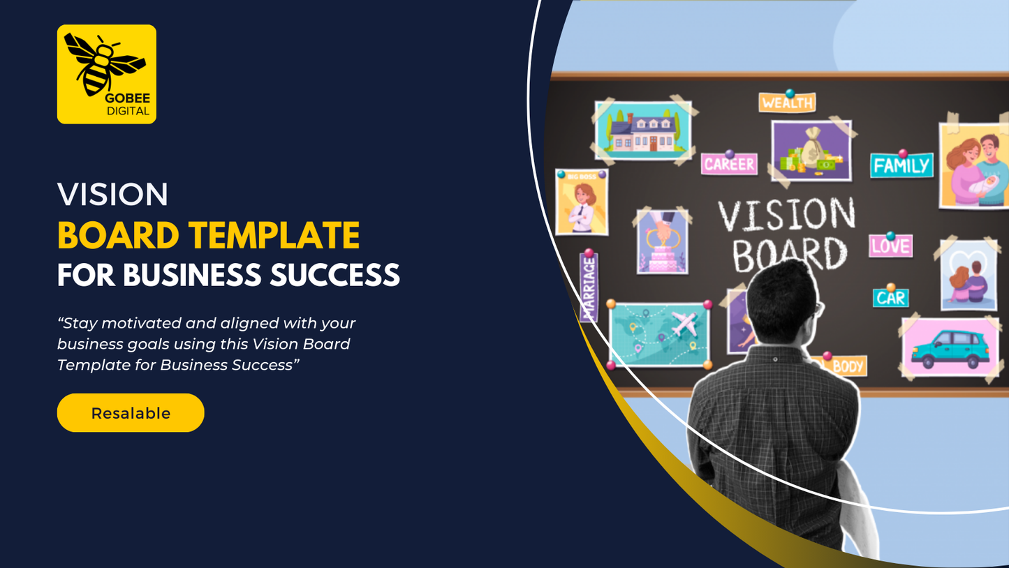 Vision Board Template for Business Success