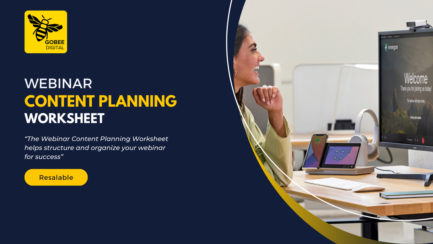 Webinar Content Planning Worksheet