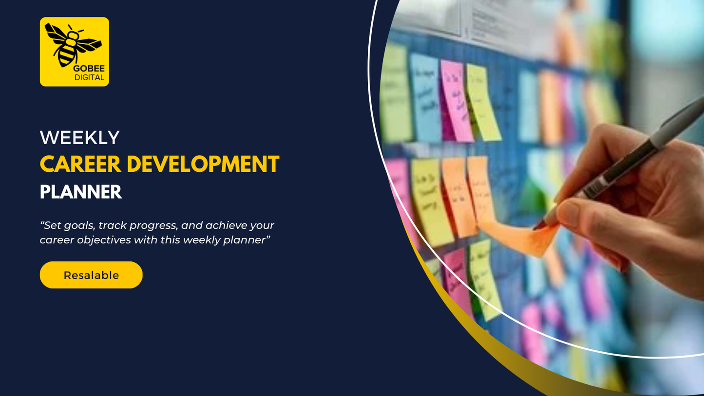 Weekly Career Development Planner