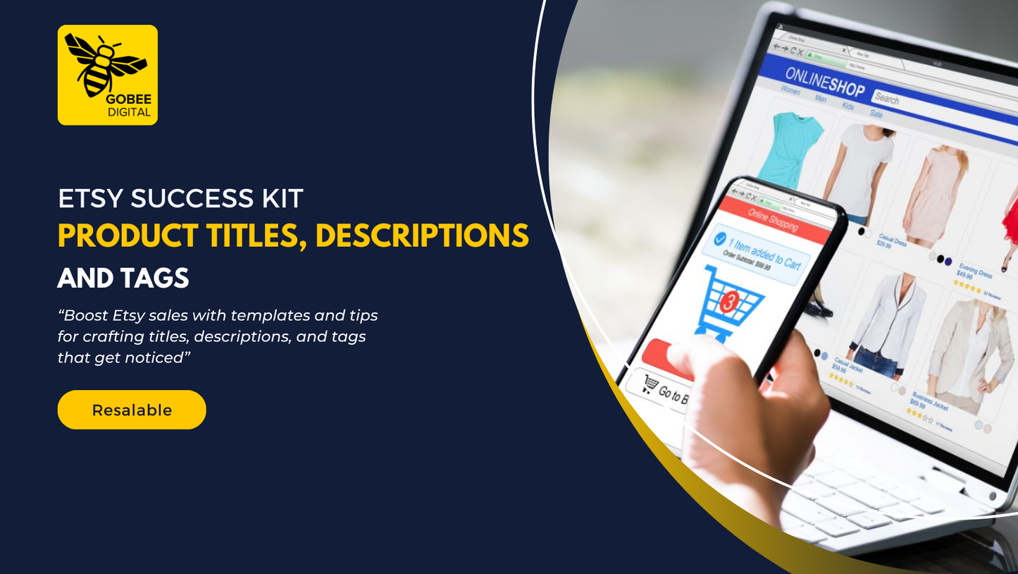 Etsy Success Kit: Product Titles, Descriptions, and Tags