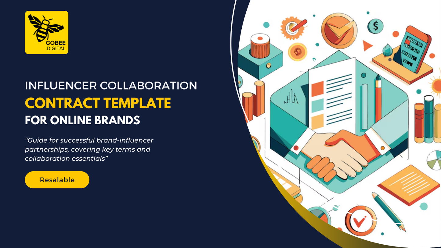 Influencer Collaboration Contract Template for Online Brands