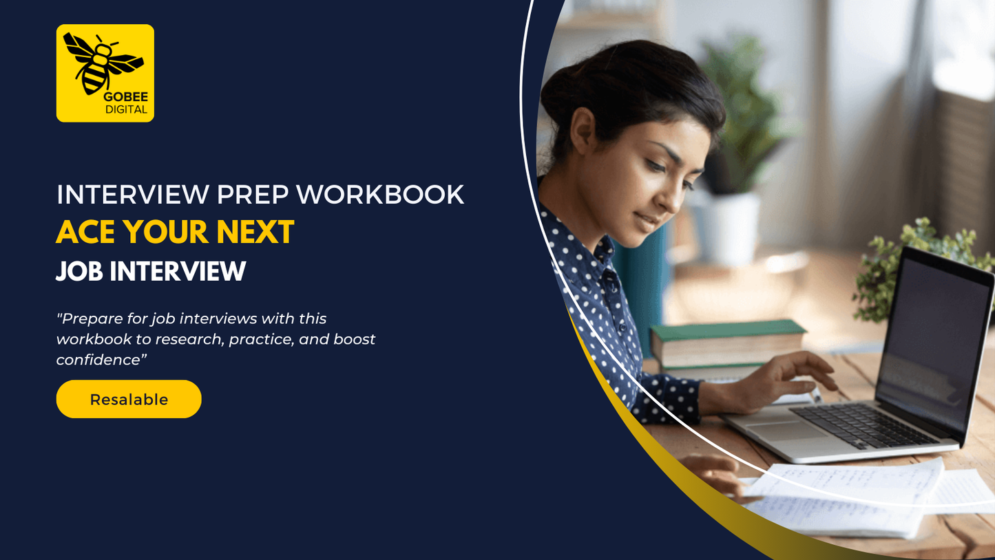 Interview Prep Workbook: Ace Your Next Job Interview