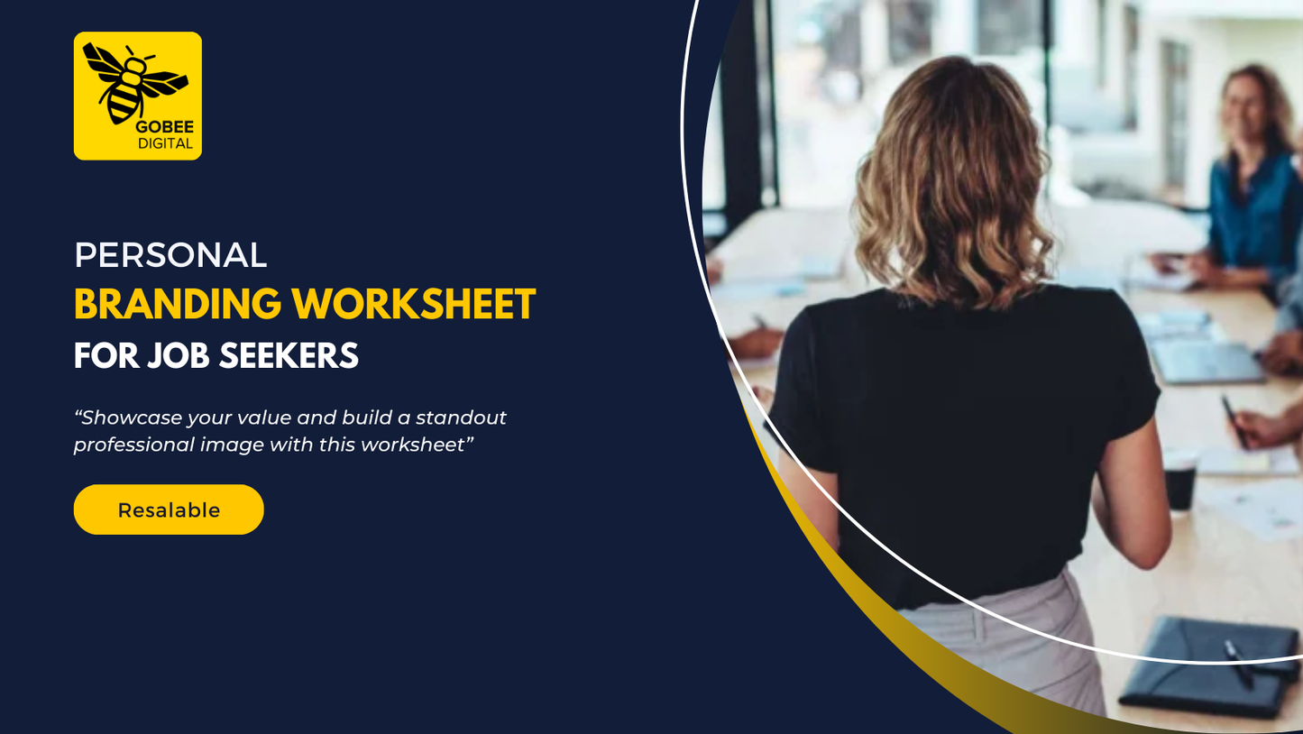 Personal Branding Worksheet for Job Seekers
