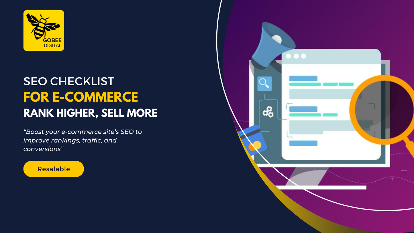 SEO Checklist for E-Commerce: Rank Higher, Sell More