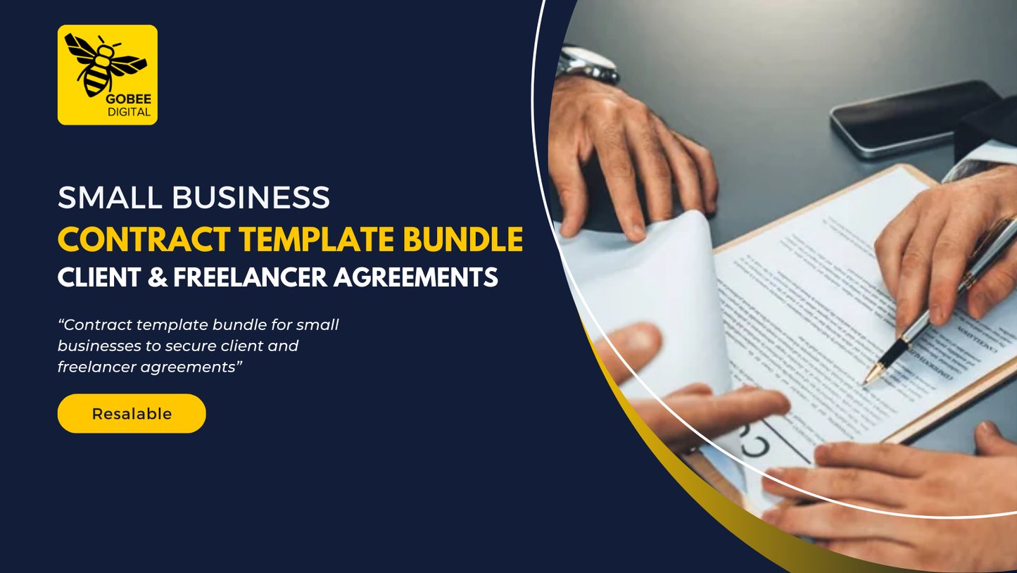 Small Business Contract Template Bundle (Client & Freelancer Agreements)