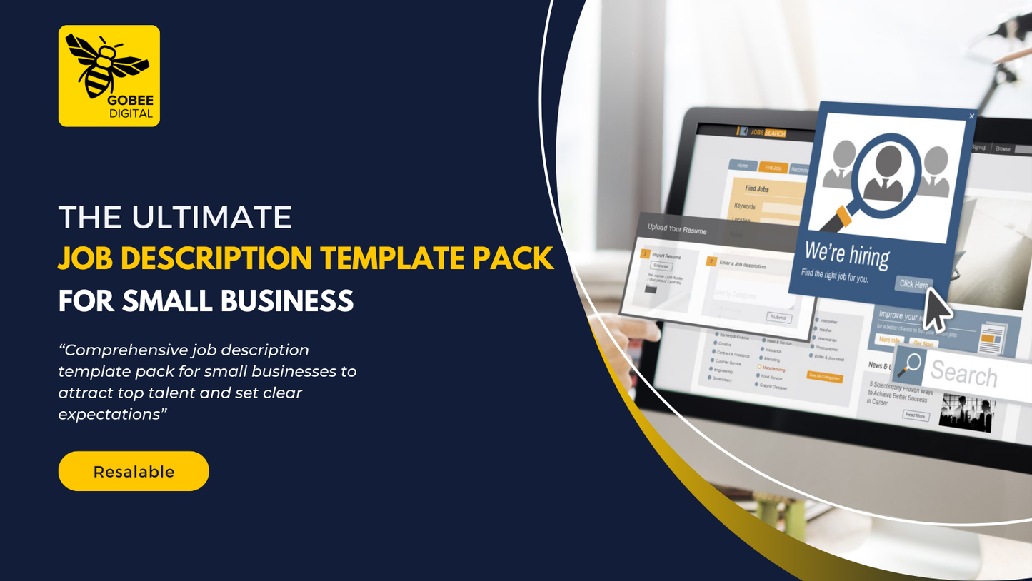 The Ultimate Job Description Template Pack for Small Businesses
